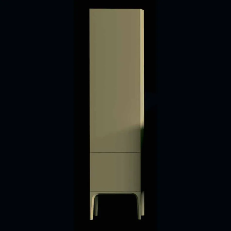 Dollap banjo prej druri Amanda me 2 dyer, dizajn modern, i bërë në Itali Viadurini