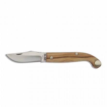 Thikë fiorentine me brirë ose dorezë druri Prodhuar në Itali - Fiora Viadurini