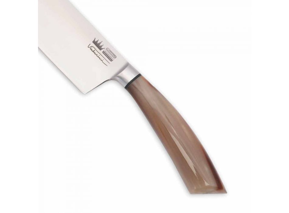 Thikë Usuba me Teh Çeliku 16 cm Prodhuar Artizanal në Itali - Dedolo Viadurini