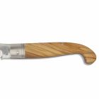 Thikë e punuar me dorë Zuava me dorezë druri ose Brirë prodhuar në Itali - Zoeva Viadurini
