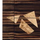 Fustanellë në dru me gjemba me 4 sirtarë Grilli Zarafa të bëra në Itali Viadurini