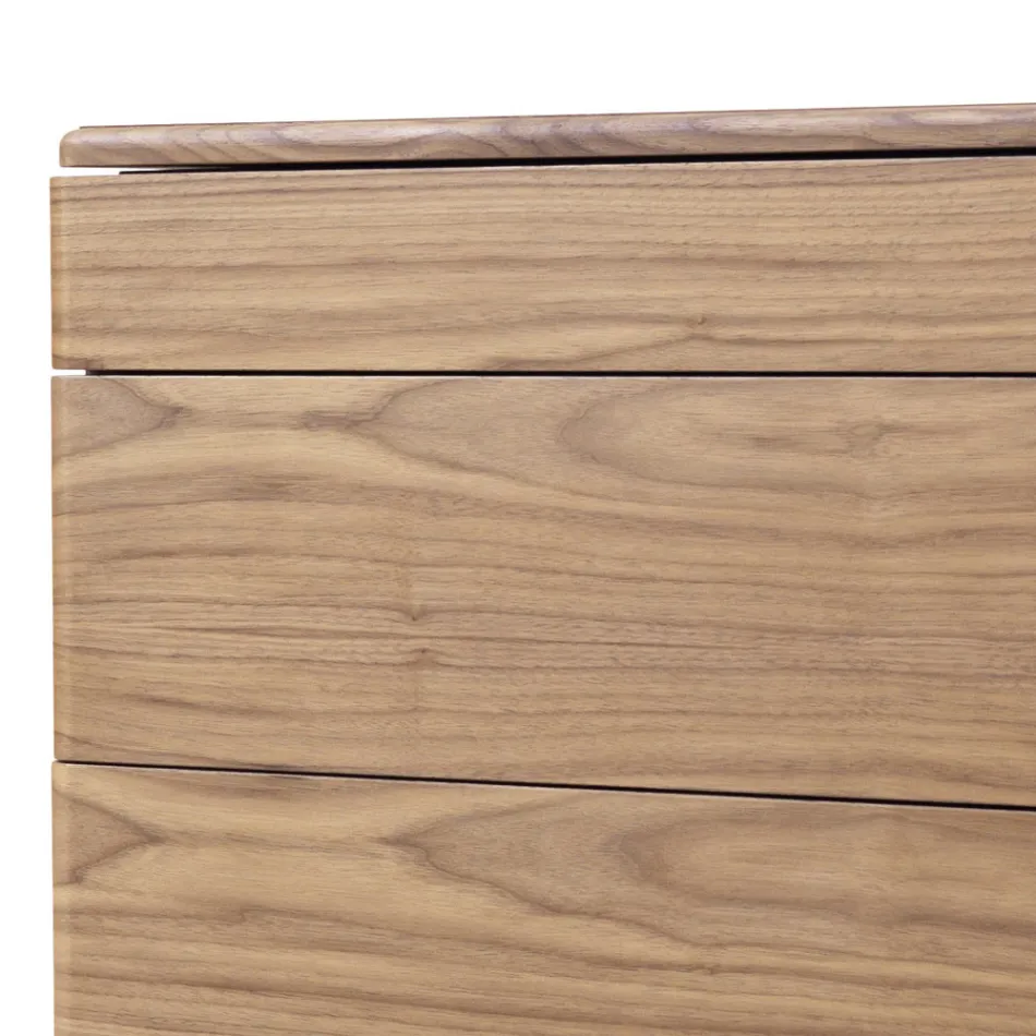 Dizenjoni rrobë të ngurtë druri dhe lëkure Grilli York të bërë në Itali Viadurini