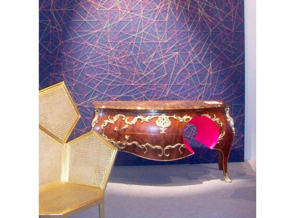 Gjoks mermeri të sirtarëve dhe dekorimeve në dizajn, të bëra në Itali, Gildo Viadurini