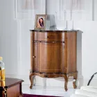 Komodina klasike e dyerve dhe sirtareve prej druri të inkorporuara Prodhuar në Itali - Leonor Viadurini