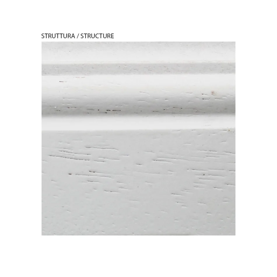 Komodina me strukturë me grimca druri të rimeso Prodhuar në Itali - Thor Viadurini