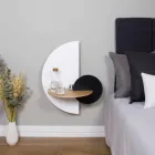 Tavolina e krevatit modular modern në dizajn elegant dhe të gjithanshëm kompensatë - Ramia Viadurini