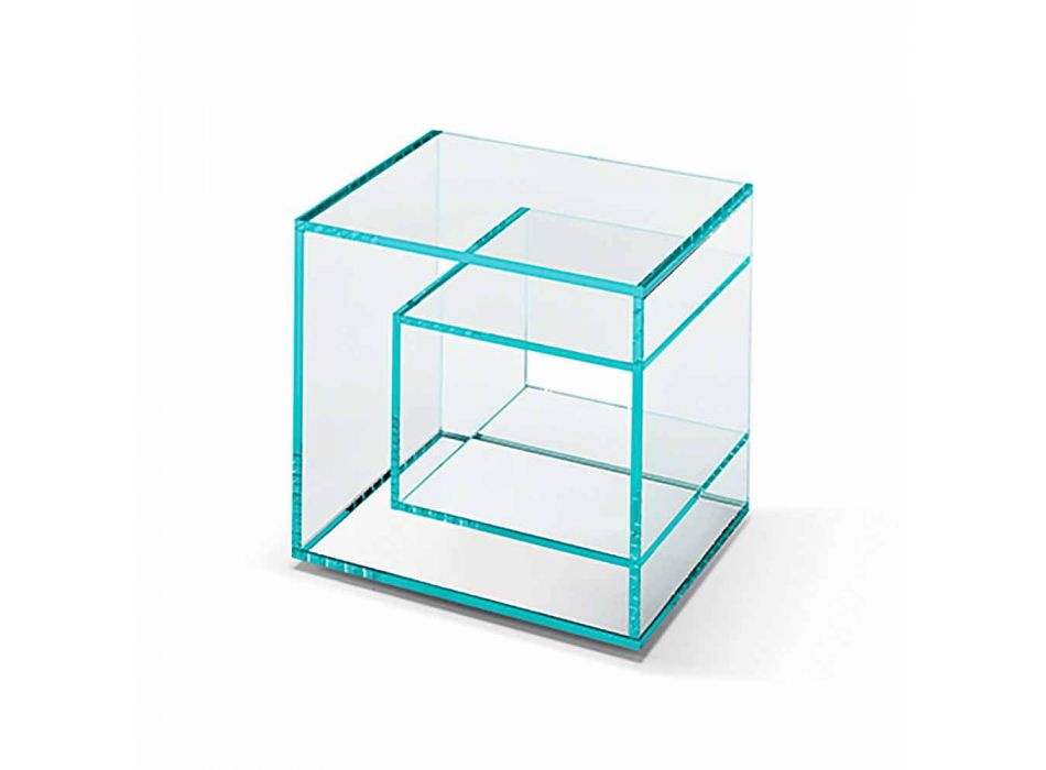 Tavolina e shtratit në gotë ekstra të pastër 2 Dimensionet e prodhuar në Itali - Linzy Viadurini