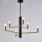 Plotësues Dizajni i Shkëlqyer në Qelq dhe Metal i Prodhuar në Itali me një Pamje Elegante - Ursa Viadurini