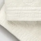 Set i plotë i peshqirëve për fytyrën dhe peshqirët për mysafirë në përzierjen e terry dhe liri - Kilim Viadurini