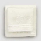 Set i plotë i peshqirëve për fytyrën dhe peshqirët për mysafirë në përzierjen e terry dhe liri - Kilim Viadurini