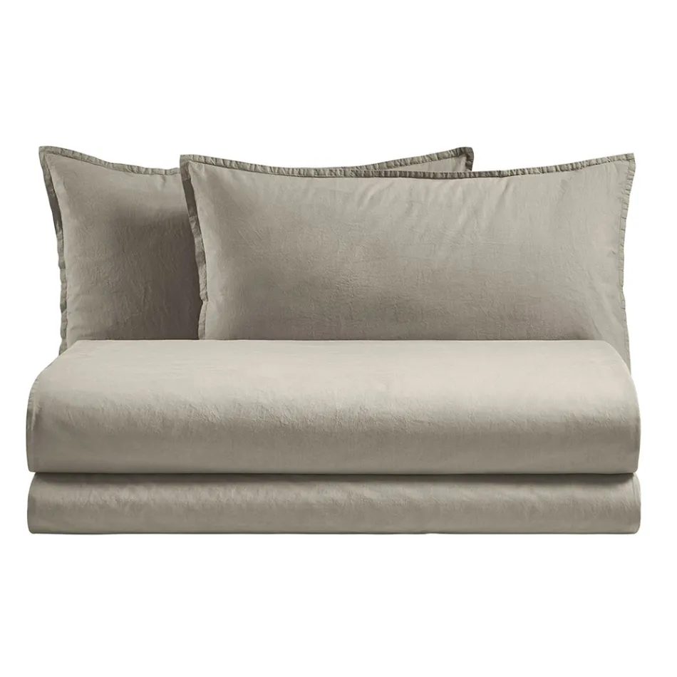 Mbulesë e plotë e dyfishtë prej pambuku të lyer me veshje - delikatesë Viadurini