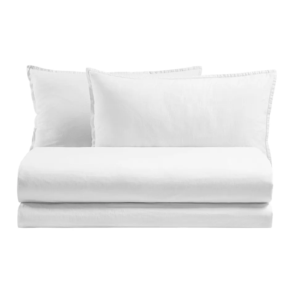 Mbulesë e plotë e dyfishtë prej pambuku të lyer me veshje - delikatesë Viadurini