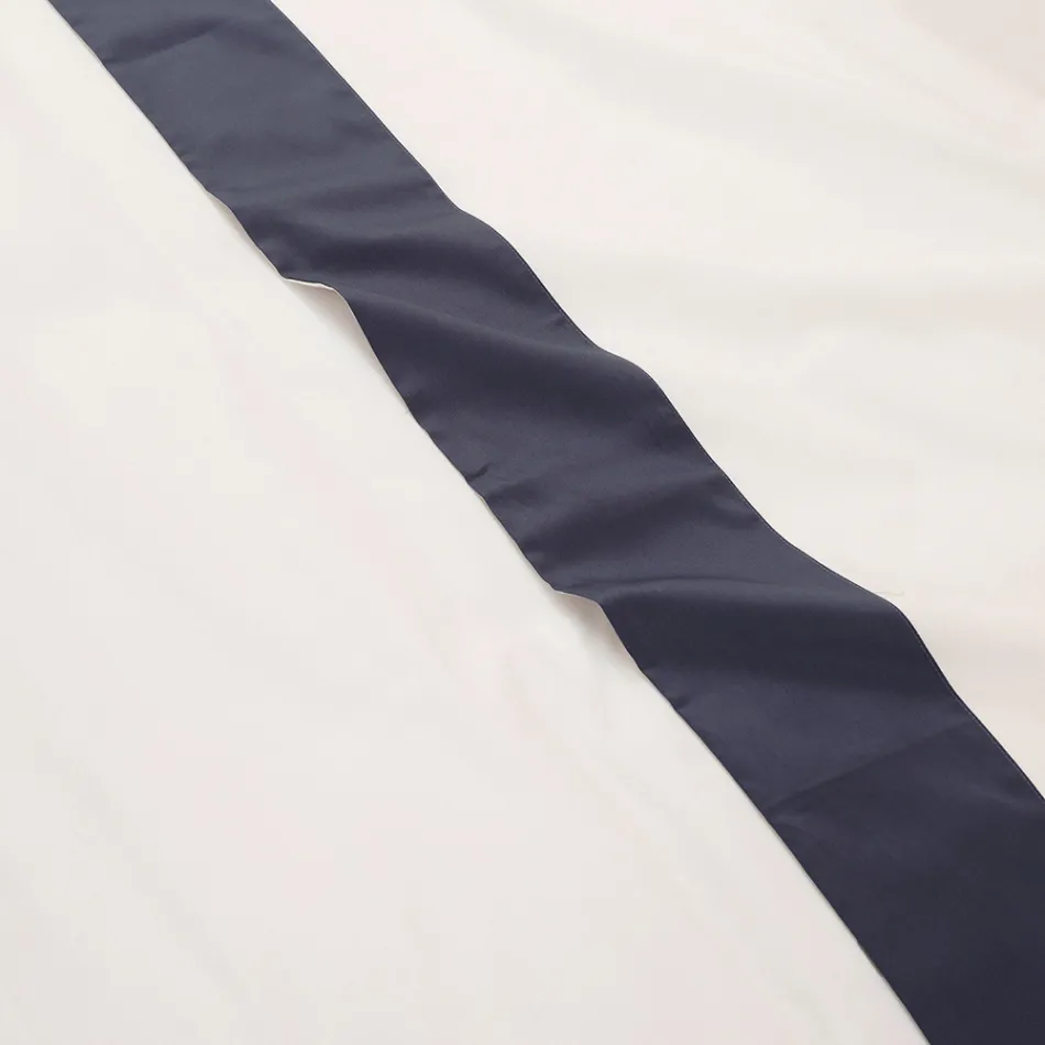 Krevat dopio i kompletuar me 100% pambuk dhe 10% pambuk saten - Detaj Viadurini