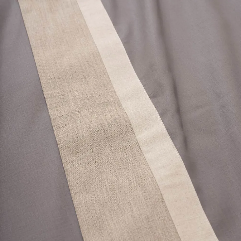 Komplet krevate dopio me 90% pambuk dhe 10% liri Prodhuar në Itali - Nestle Viadurini