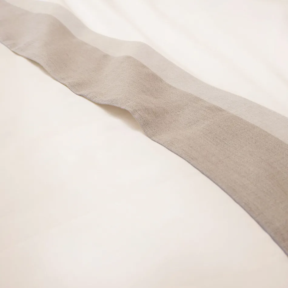 Komplet krevate dopio me 90% pambuk dhe 10% liri Prodhuar në Itali - Nestle Viadurini