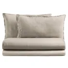 Krevat dopio i kompletuar me veshje pambuku të pastër të lyer dhe me hije - delikatesë Viadurini