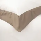 Komplet krevate me madhësi të plotë Queen prej 100% Pambuk dhe 10% Saten pambuku - Detaje Viadurini