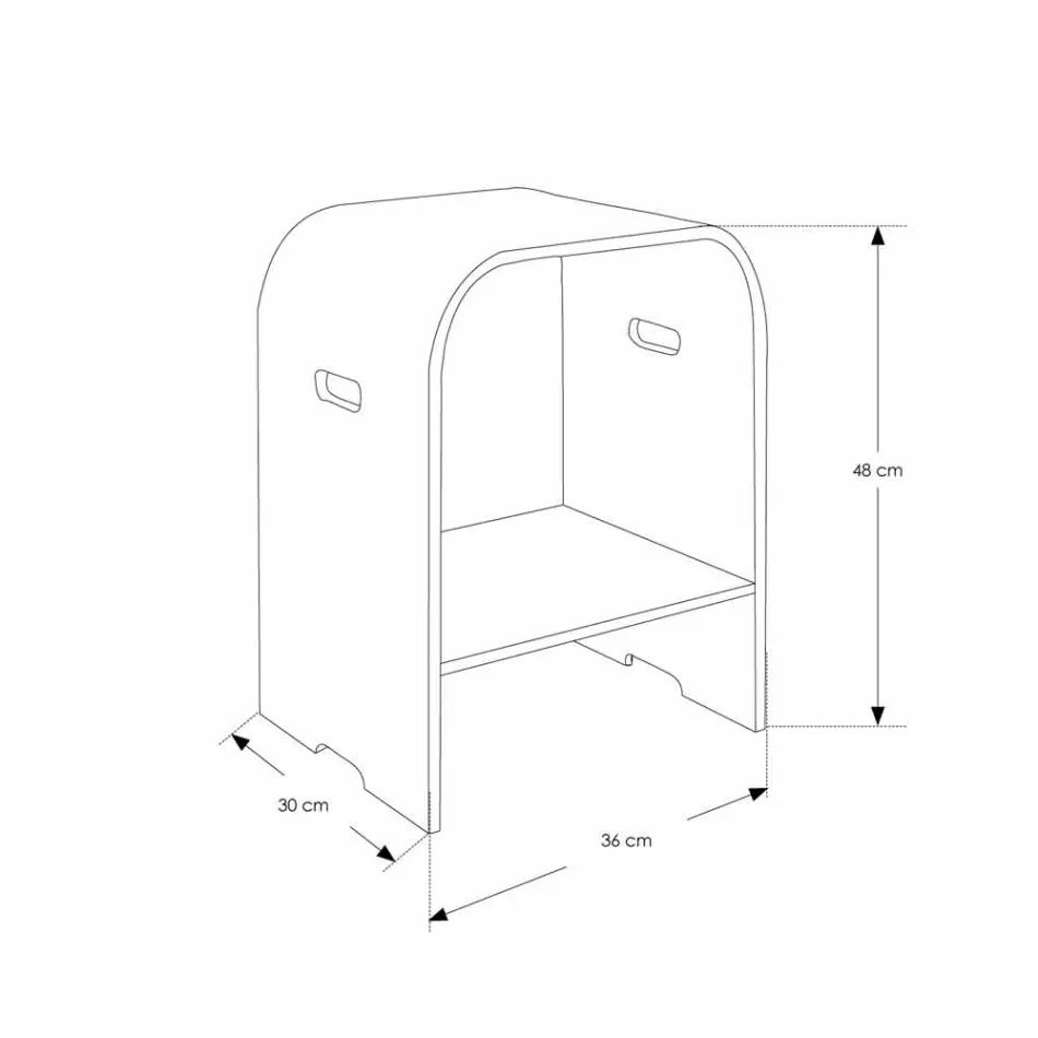 Përbërja 3 Mobilje për banjo të varur me lavaman me rrëshirë të bardhë - Verboni Viadurini
