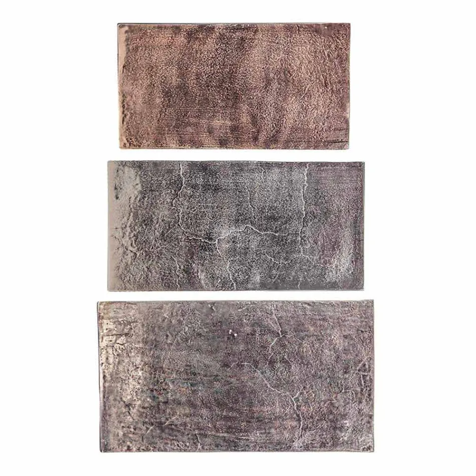 Përbërja 3 Tavolina kafeje në lëvizje alumini dhe çeliku - Salvio Viadurini