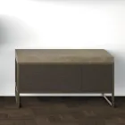 Përbërja 5 Mobilje banjo në këmbë në metale, Ekolegno dhe Gresi luksoze - Cizco Viadurini