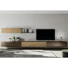 Përbërja moderne e murit me fije lisi me nyje nordike dhe hekur - Iselin Viadurini