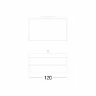 Përbërja e pezulluar e banjës në Fenix Grey - Becky Viadurini