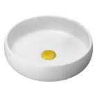 Përbërja e verdhë e banjës duke përfshirë pasqyrën dhe aksesorët - Maryse Viadurini