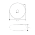 Përbërja e verdhë e banjës duke përfshirë pasqyrën dhe aksesorët - Maryse Viadurini