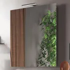 Kompozimi i banjës i kompletuar me lavaman, pasqyrë dhe bazament Made in Italy - Dream Viadurini