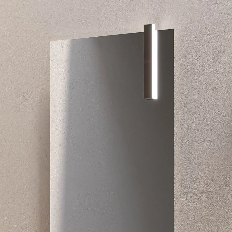 Kompozim Banjo me 1 Sirtar, 2 Rafte Lisi, Lavaman dhe Pasqyrë - Titan Viadurini