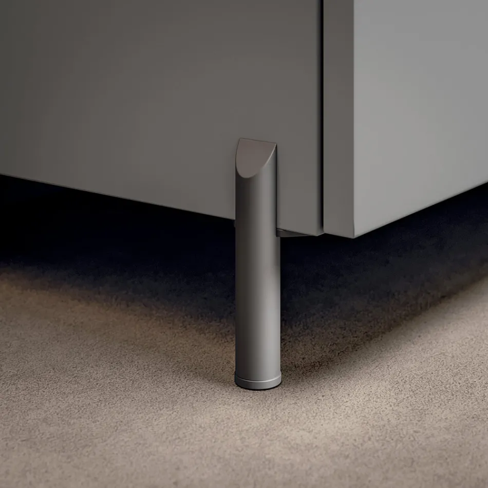 Kompozim Banjo me 1 Sirtar, Lavaman Rrëshire Antraciti dhe Pasqyrë - Titan Viadurini