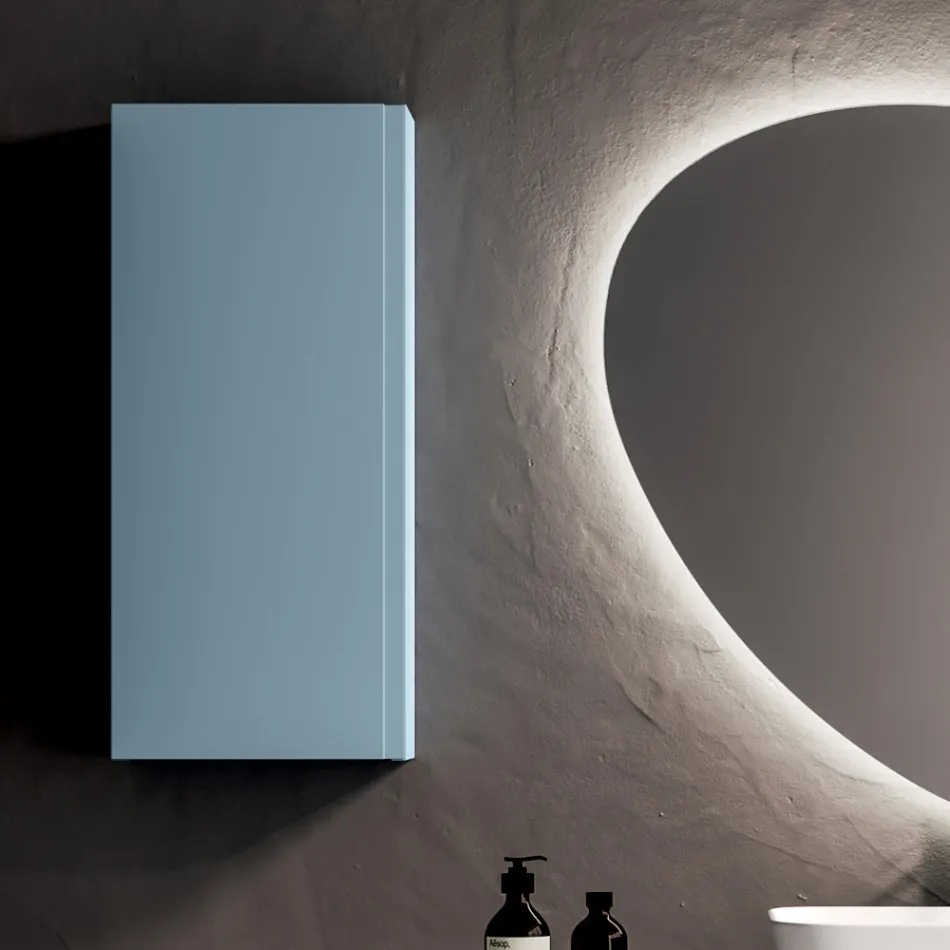 Kompozim Banjoje me 2 Baza me nga 1 Sirtar Secila dhe Pasqyrë - Titan Viadurini