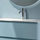 Kompozim Banjoje me 2 Sirtarë, 1 Ndarje të Hapur dhe Pasqyrë - Titan Viadurini