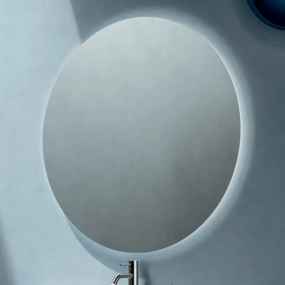 Kompozim Banjoje me 2 Sirtarë, 1 Ndarje të Hapur dhe Pasqyrë - Titan Viadurini