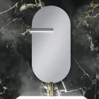 Kompozim Banjoje me 2 Sirtarë të Bardhë Mat, Lavaman dhe Pasqyrë - Elios Viadurini