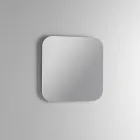 Kompozim Banjo me 2 Sirtarë Lisi, Lavaman Qeramik dhe Pasqyrë - Titan Viadurini