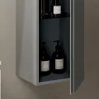 Kompozim për Banjo me 2 Sirtarë, Dollap Muri, Kolonë dhe Pasqyrë - Titan Viadurini