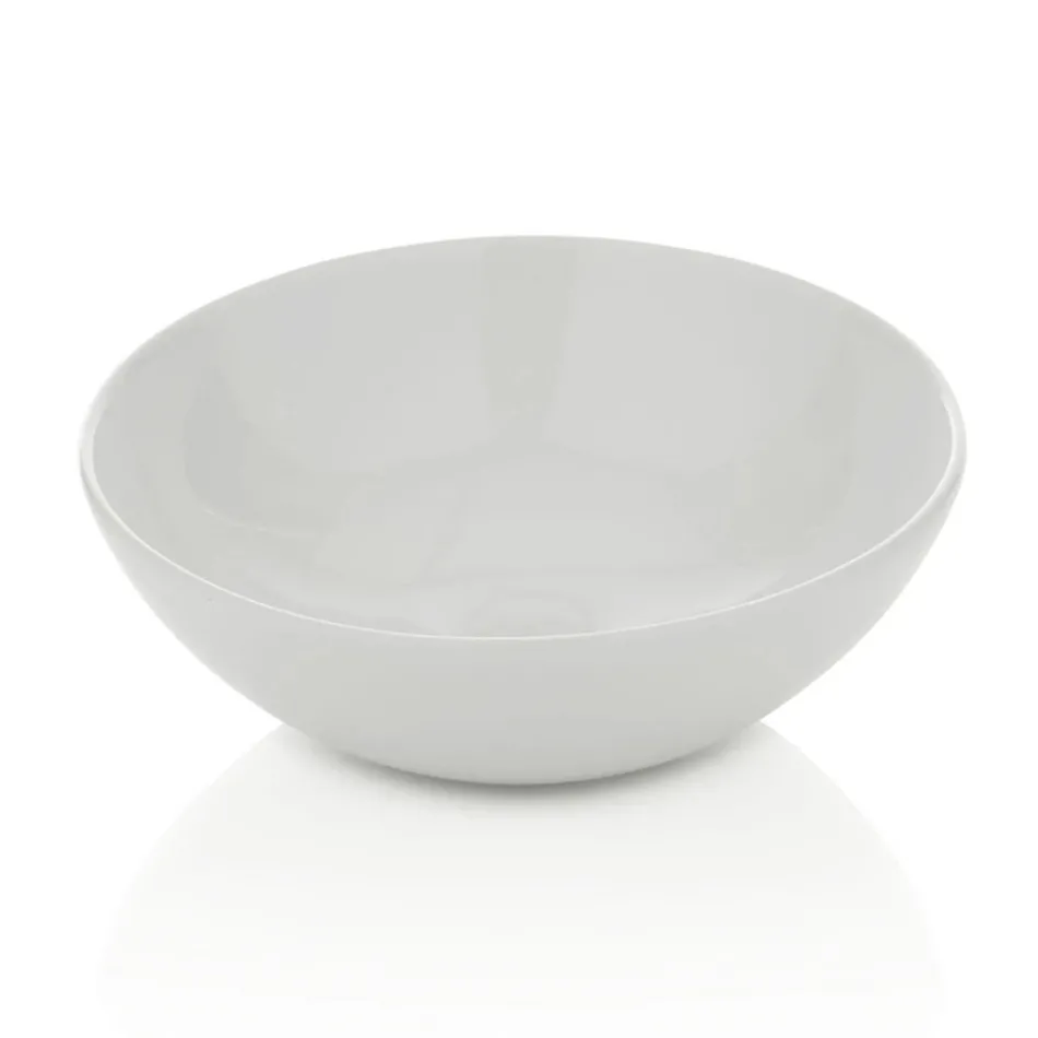 Kompozim Banjoje me 4 Sirtarë, 2 Lavamanë Qeramikë dhe Pasqyrë - Titan Viadurini