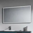 Kompozim Banjoje me 4 Sirtarë Avio Blu, Pasqyrë dhe Lavaman - Velaria Viadurini