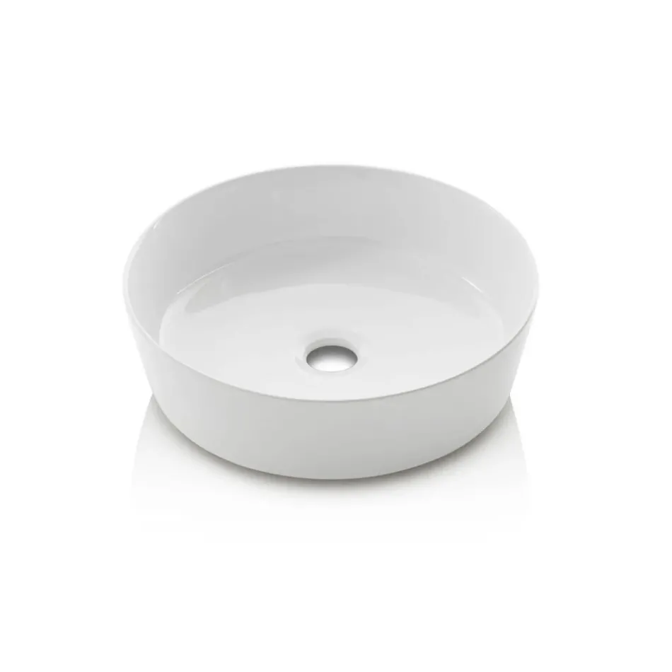 Kompozim Banjoje me 4 Sirtarë në Ngjyrë Lisi Rio, Pasqyrë dhe Lavaman - Velaria Viadurini