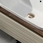 Kompozim Banjoje me 4 Sirtarë, Lavaman, Pasqyrë dhe Rafte të Hapura - Elios Viadurini