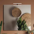 Kompozim banjoje me baze te varur, pasqyre dhe lavaman Made in Italy - Dream Viadurini