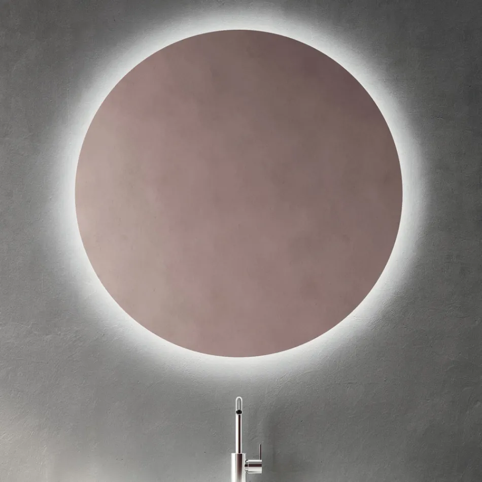 Kompozim Banjo me Sirtar Rozë Pudër dhe Lavaman Calacatta - Elios Viadurini