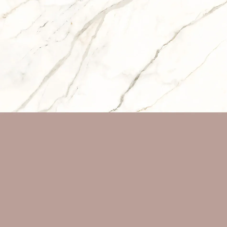 Kompozim Banjo me Sirtar Rozë Pudër dhe Lavaman Calacatta - Elios Viadurini