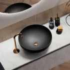 Kompozim banjoje me lavaman, baze te varur dhe pasqyre Made in Italy - Dream Viadurini