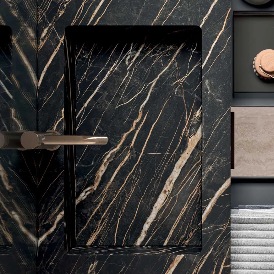 Kompozim Banjo me Lavaman Noir Desir Gres - Orione Viadurini