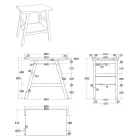 Kompozim banjoje me kabinet natyral tik dhe pasqyre te rrumbullaket - Patryk Viadurini