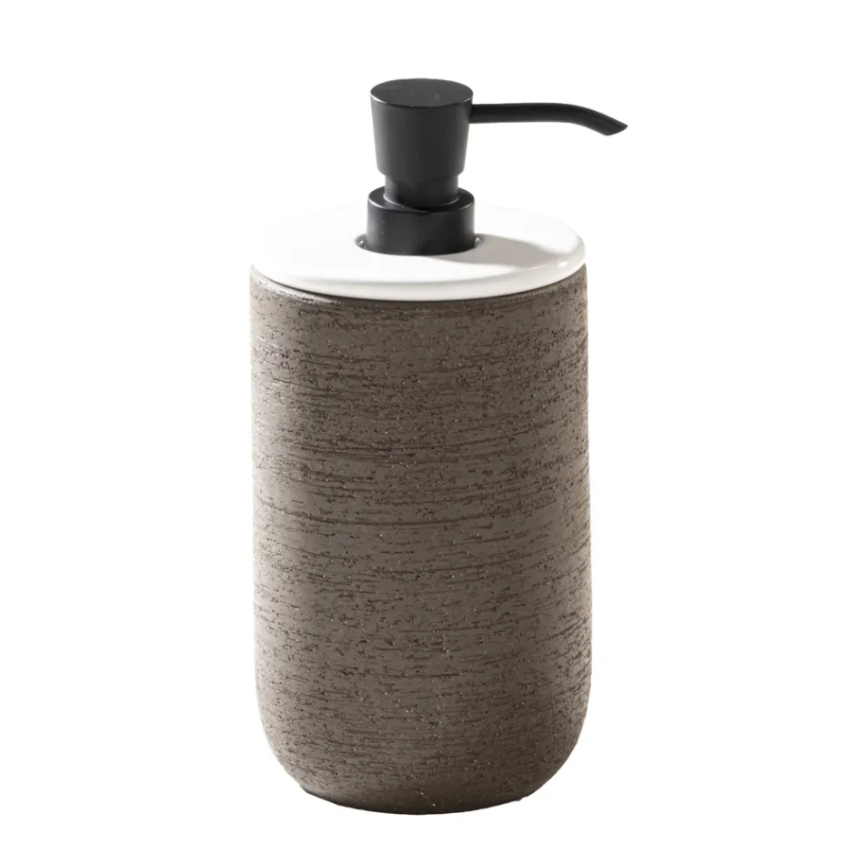 Kompozim banjoje me kabinet tik, pasqyre dhe aksesore - Carolie Viadurini