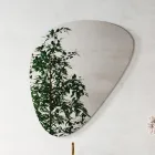 Kompozim banjoje me pasqyrë moderne dhe lavaman konsol Prodhuar në Itali - Palom Viadurini