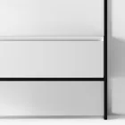 Lavaman me përbërje banjoje në qeramikë dhe pasqyrë Prodhuar në Itali - Hoscar Viadurini